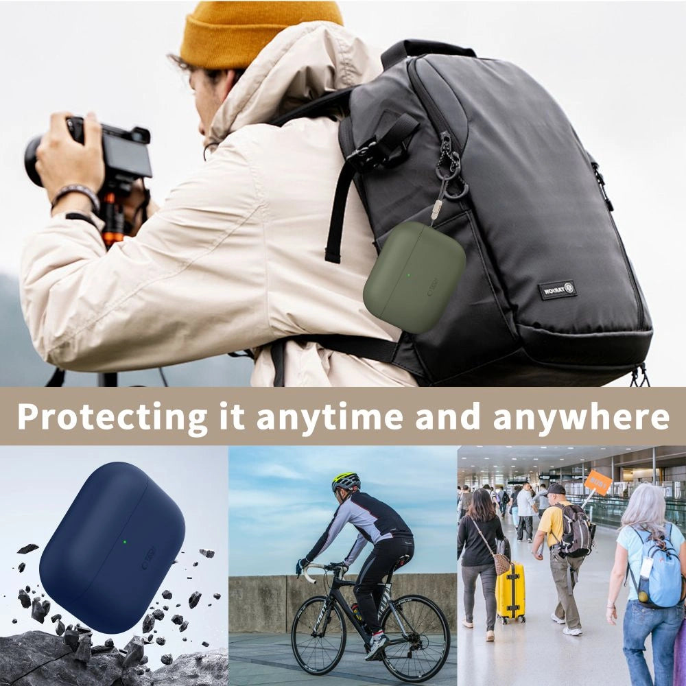 Etui Tech-Protect Silicone na AirPods Pro 3 - zielone