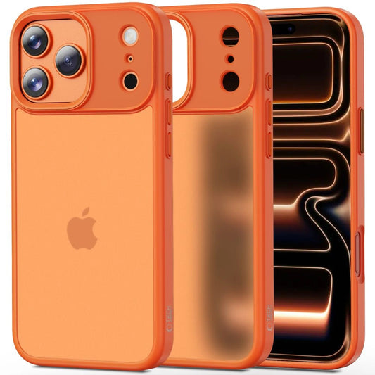 Etui Tech-Protect MagMat na iPhone 17 Pro - pomarańczowo-matowe