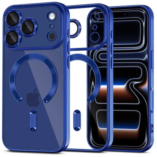 Etui Tech-Protect MagFlex MagSafe na iPhone 17 Pro - przezroczysto-granatowe