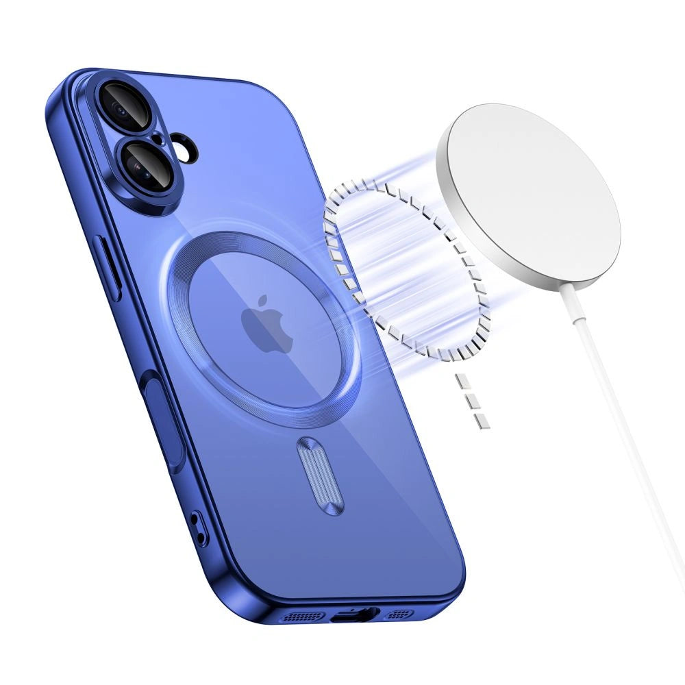Etui Tech-Protect MagFlex MagSafe na iPhone 17 - przezroczysto-granatowe – zdjęcie 2