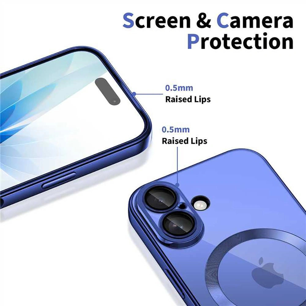 Etui Tech-Protect MagFlex MagSafe na iPhone 17 - przezroczysto-granatowe – zdjęcie 3