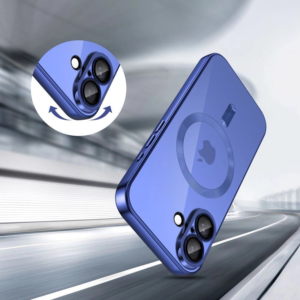 Etui Tech-Protect MagFlex MagSafe na iPhone 17 - przezroczysto-granatowe – zdjęcie 4