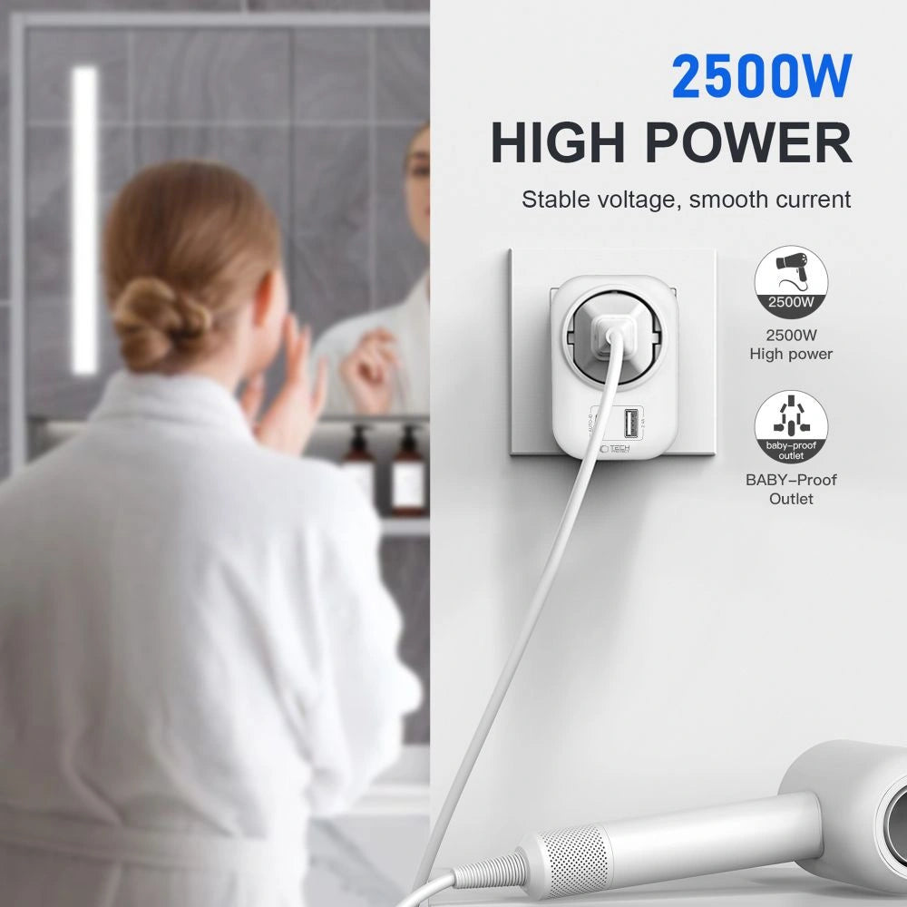 Adapter Tech-Protect TA100 UK - biały – zdjęcie 4