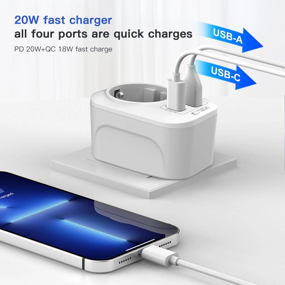Adapter Tech-Protect TA100 UK - biały – zdjęcie 5