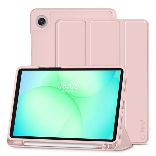 Etui TechProtect SmartCase Pen na Samsung Galaxy Tab A9+ - różowe