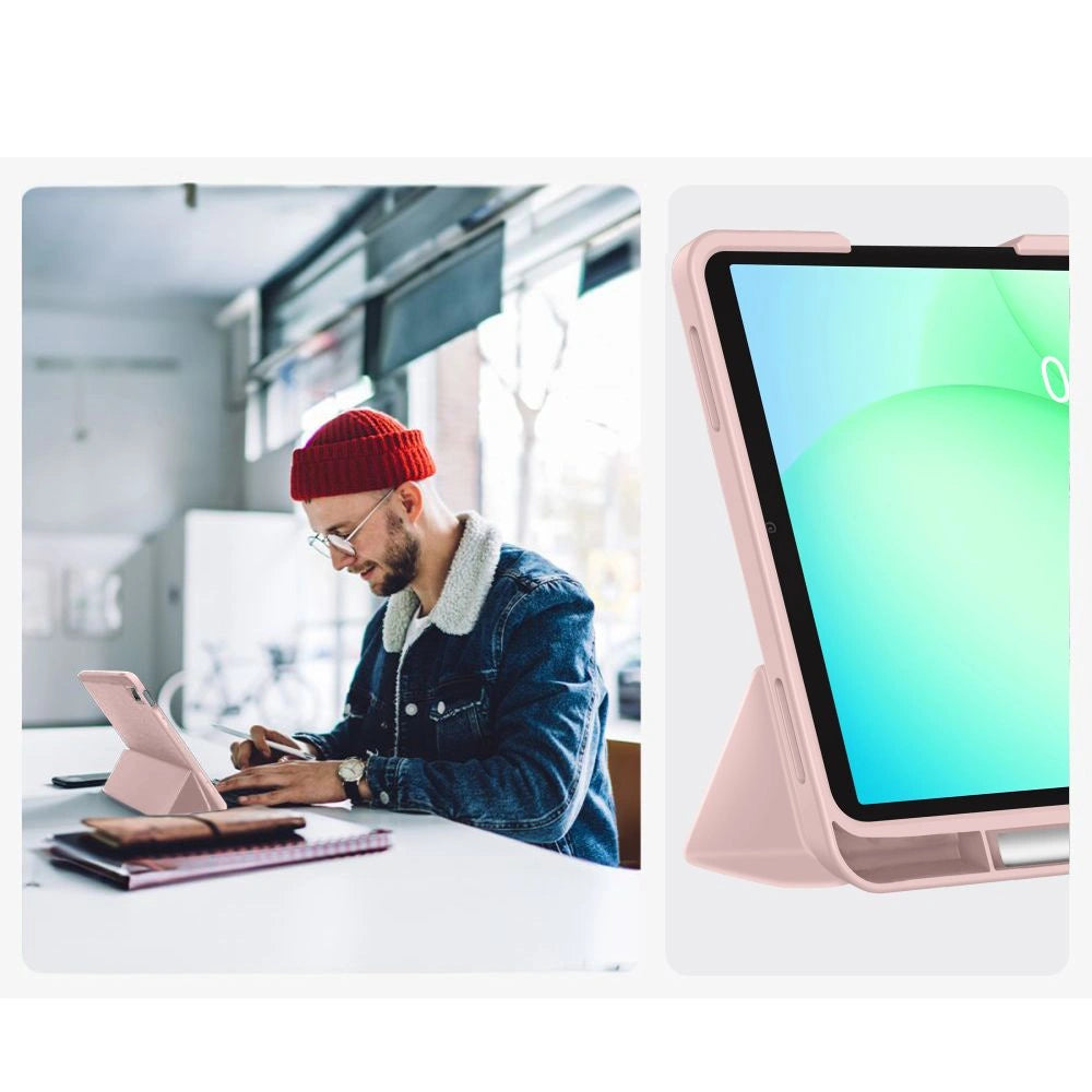 Etui TechProtect SmartCase Pen na Samsung Galaxy Tab A9+ - różowe – zdjęcie 7