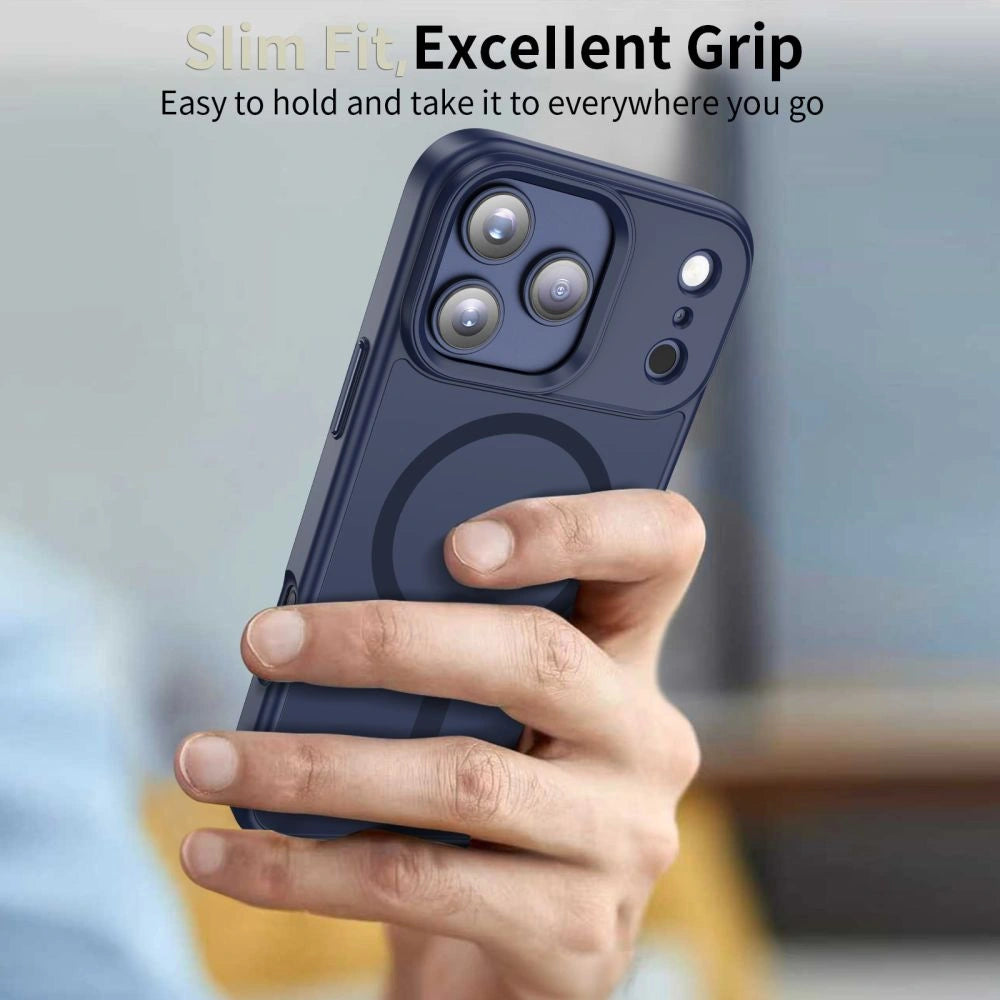 Etui Tech-Protect MagMat MagSafe na iPhone 17 Pro - granatowe – zdjęcie 6