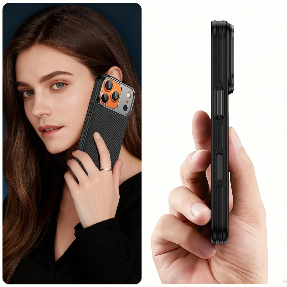Etui Tech-Protect Kevlar Aramid MagSafe na iPhone 17 Pro - czarne – zdjęcie 6