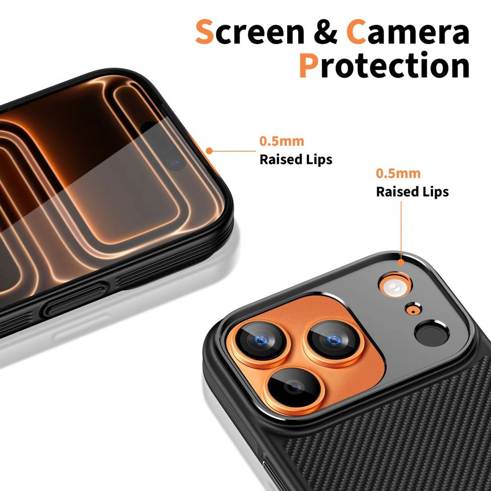 Etui Tech-Protect Kevlar Aramid MagSafe na iPhone 17 Pro - czarne – zdjęcie 7