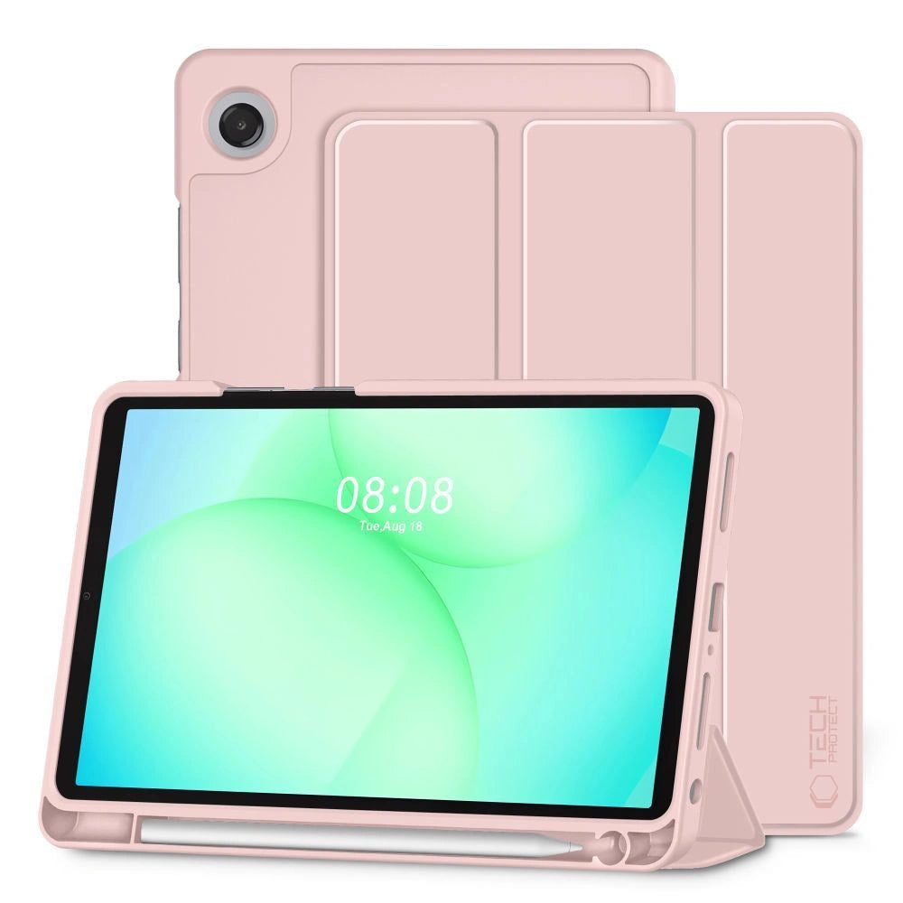 Etui TechProtect SmartCase Pen na Samsung Galaxy Tab A9 - różowe