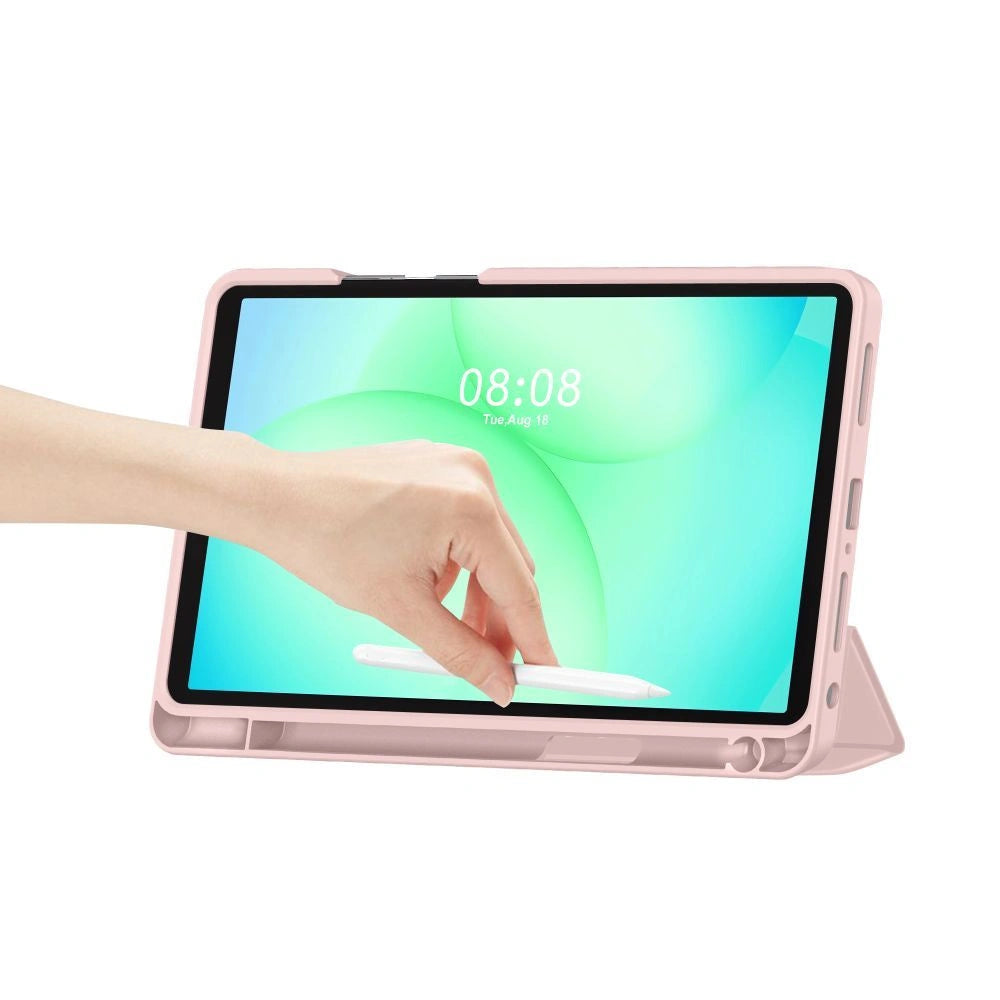 Etui TechProtect SmartCase Pen na Samsung Galaxy Tab A9 - różowe – zdjęcie 5