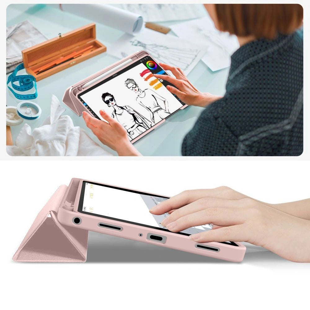 Etui TechProtect SmartCase Pen na Samsung Galaxy Tab A9 - różowe – zdjęcie 8