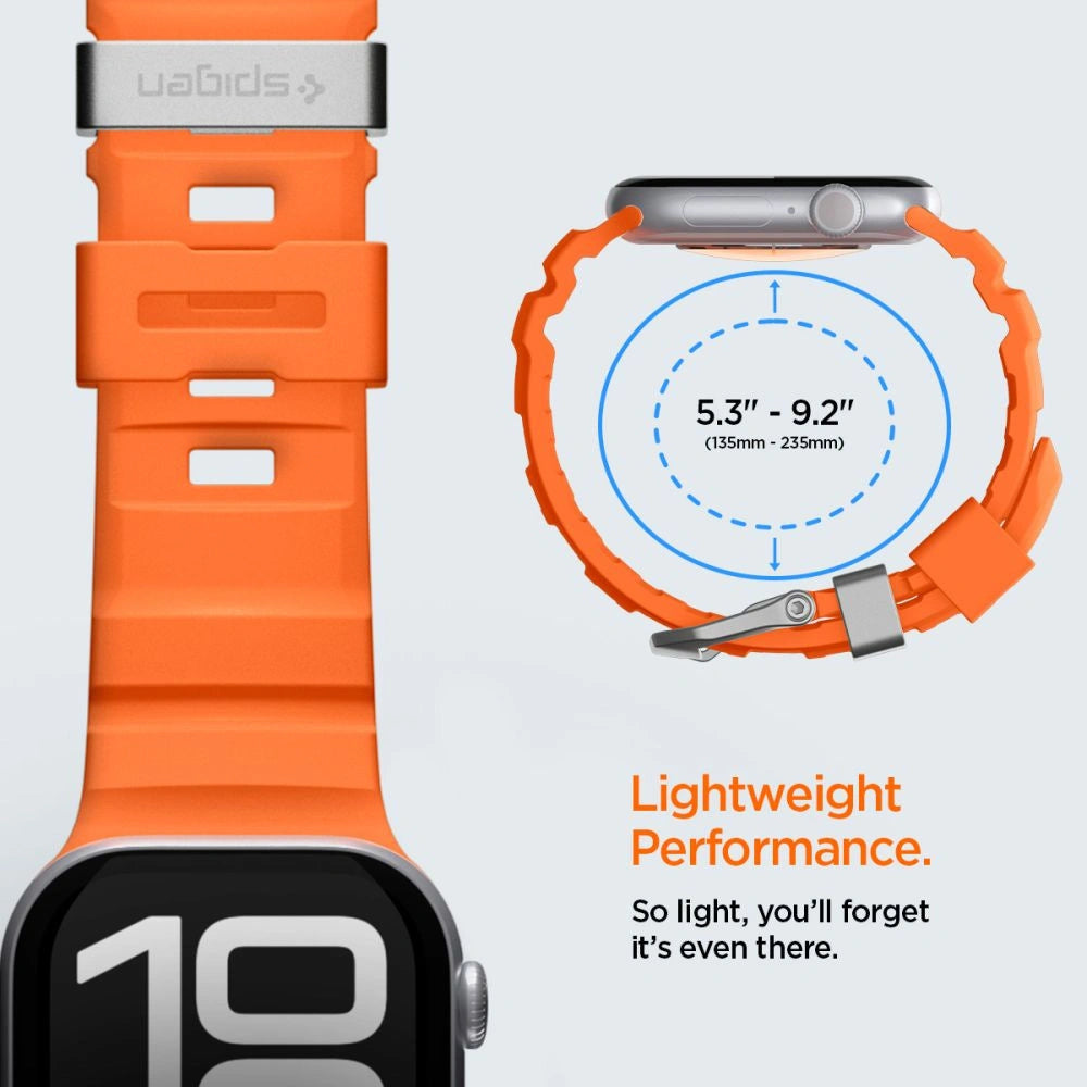 Pasek Spigen WBS2 na Apple Watch 44 / 45 / 46 / 49 mm - pomarańczowy – zdjęcie 13