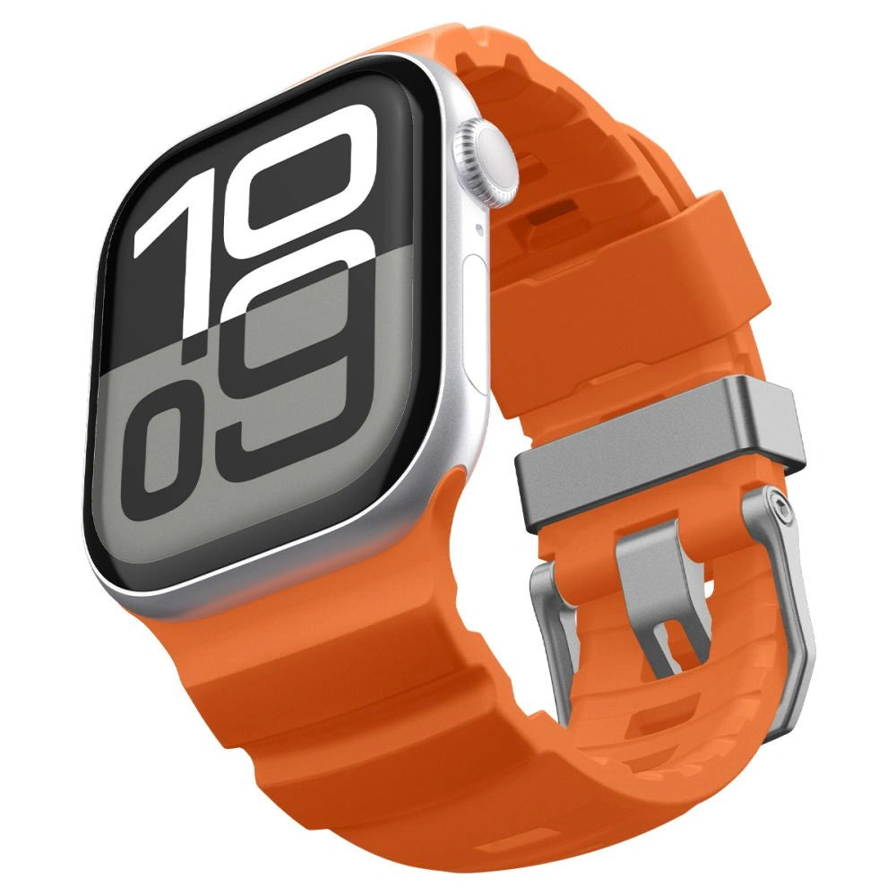 Pasek Spigen WBS2 na Apple Watch 44 / 45 / 46 / 49 mm - pomarańczowy – zdjęcie 5