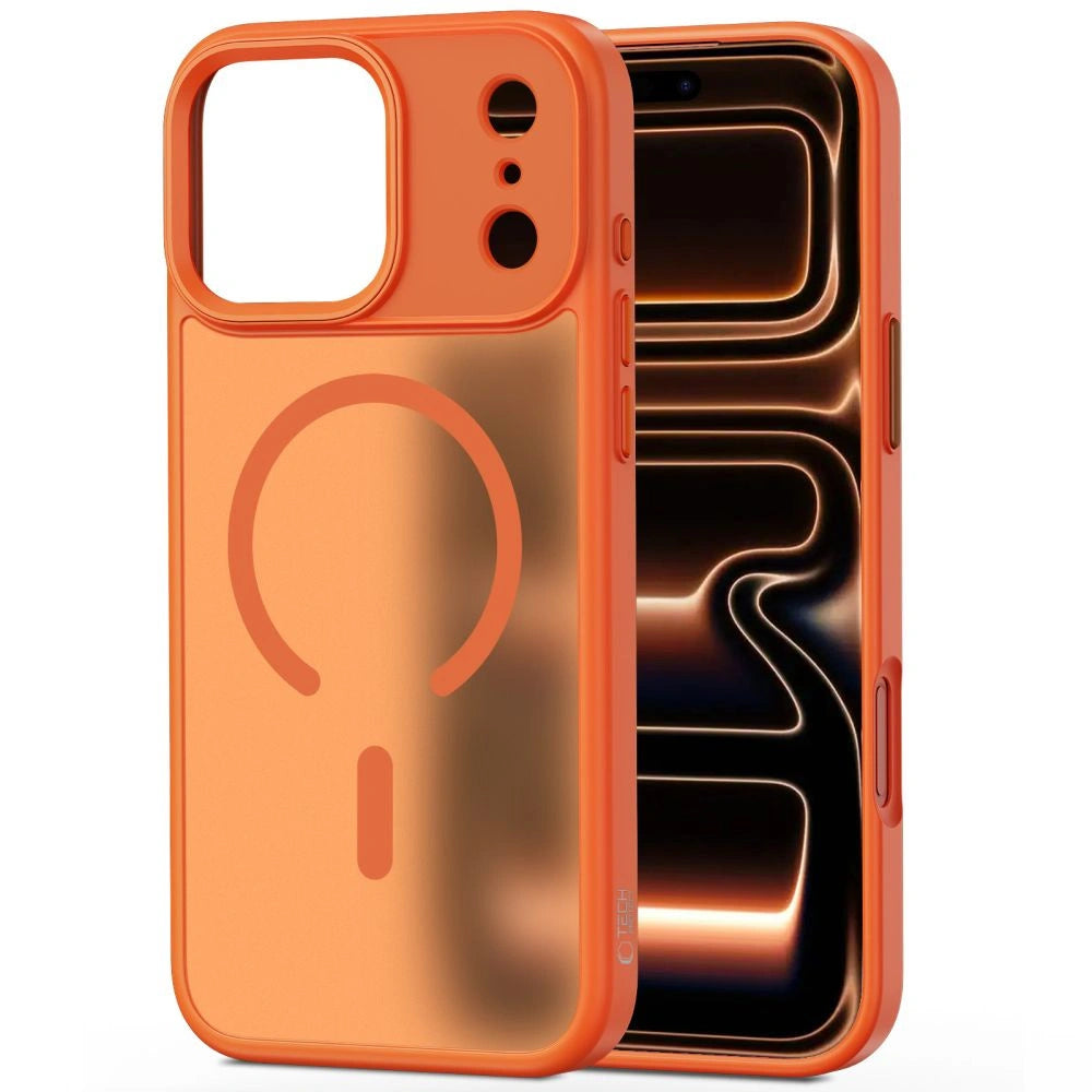 Etui Tech-Protect MagMat MagSafe na iPhone 17 Pro - pomarańczowe – zdjęcie 2