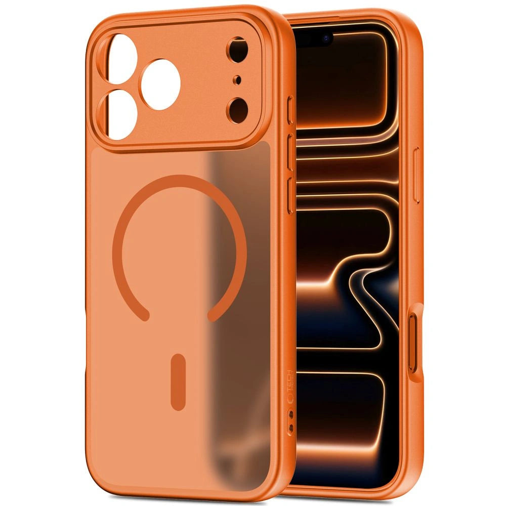 Etui Tech-Protect BasicMag MagSafe na iPhone 17 Pro - pomarańczowe – zdjęcie 2