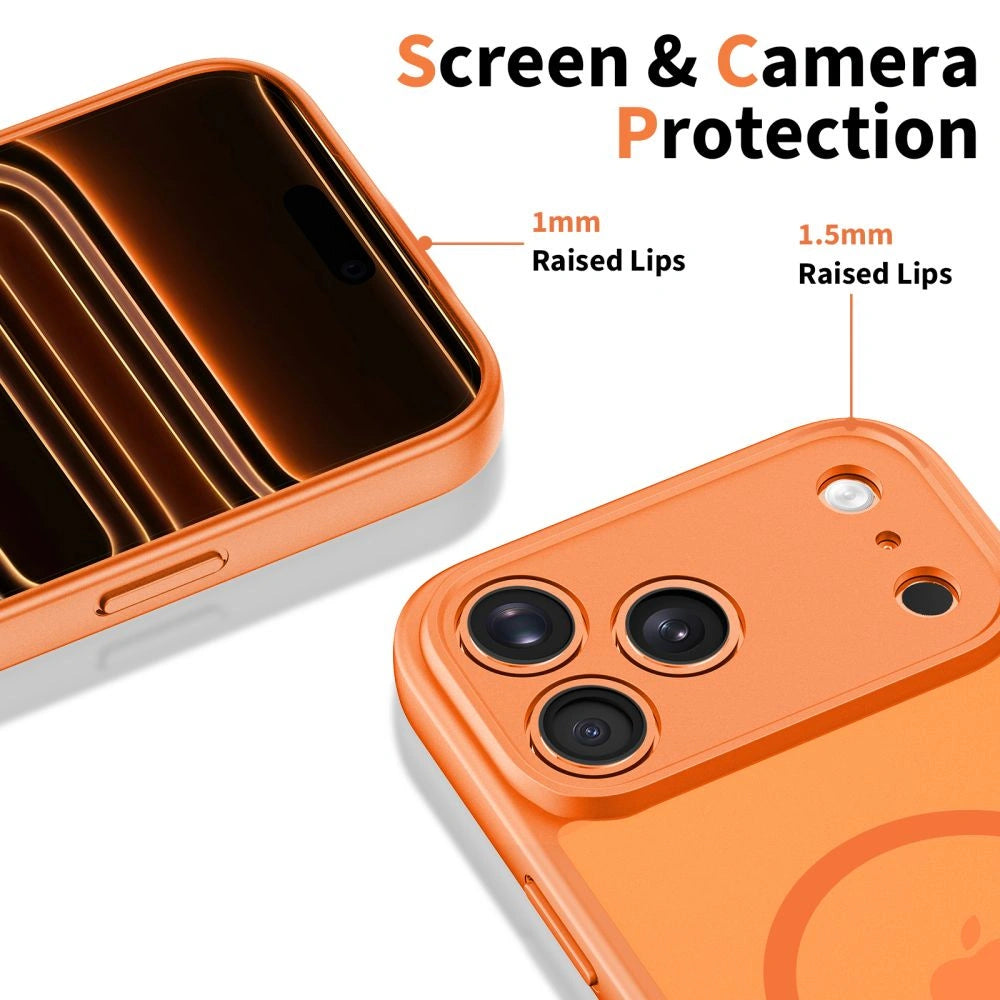 Etui Tech-Protect BasicMag MagSafe na iPhone 17 Pro - pomarańczowe – zdjęcie 4