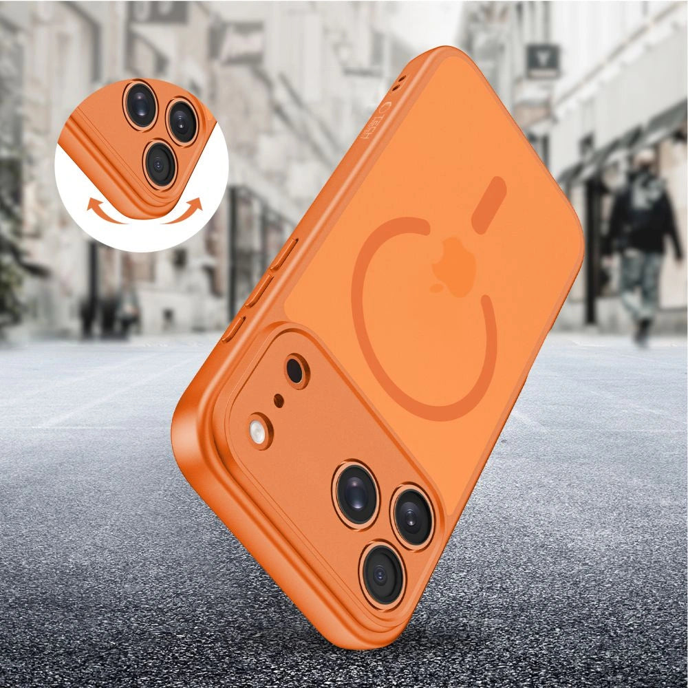 Etui Tech-Protect BasicMag MagSafe na iPhone 17 Pro - pomarańczowe – zdjęcie 6