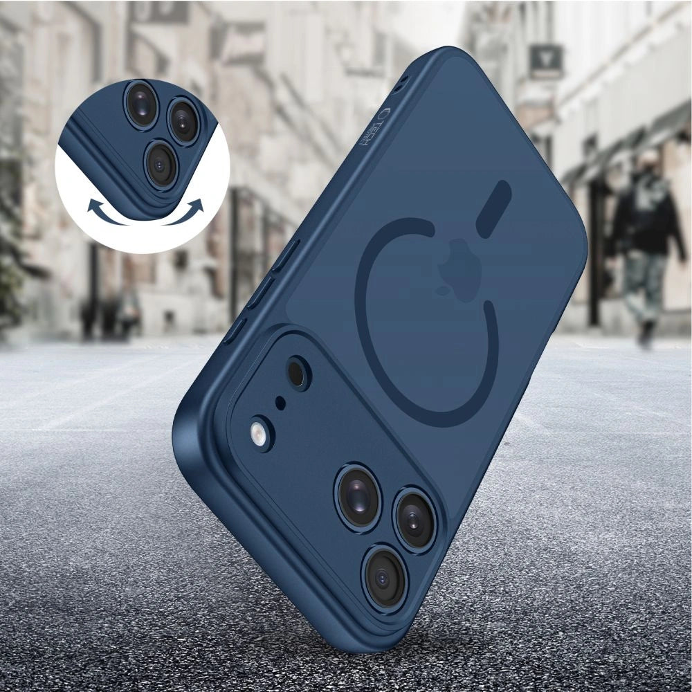 Etui Tech-Protect BasicMag MagSafe na iPhone 17 Pro - granatowe – zdjęcie 6