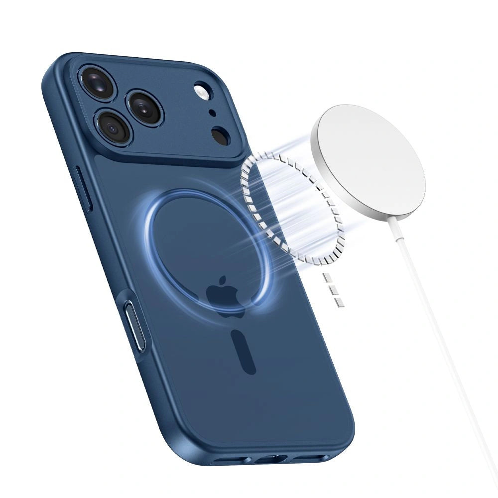 Etui Tech-Protect BasicMag MagSafe na iPhone 17 Pro Max - granatowe – zdjęcie 3