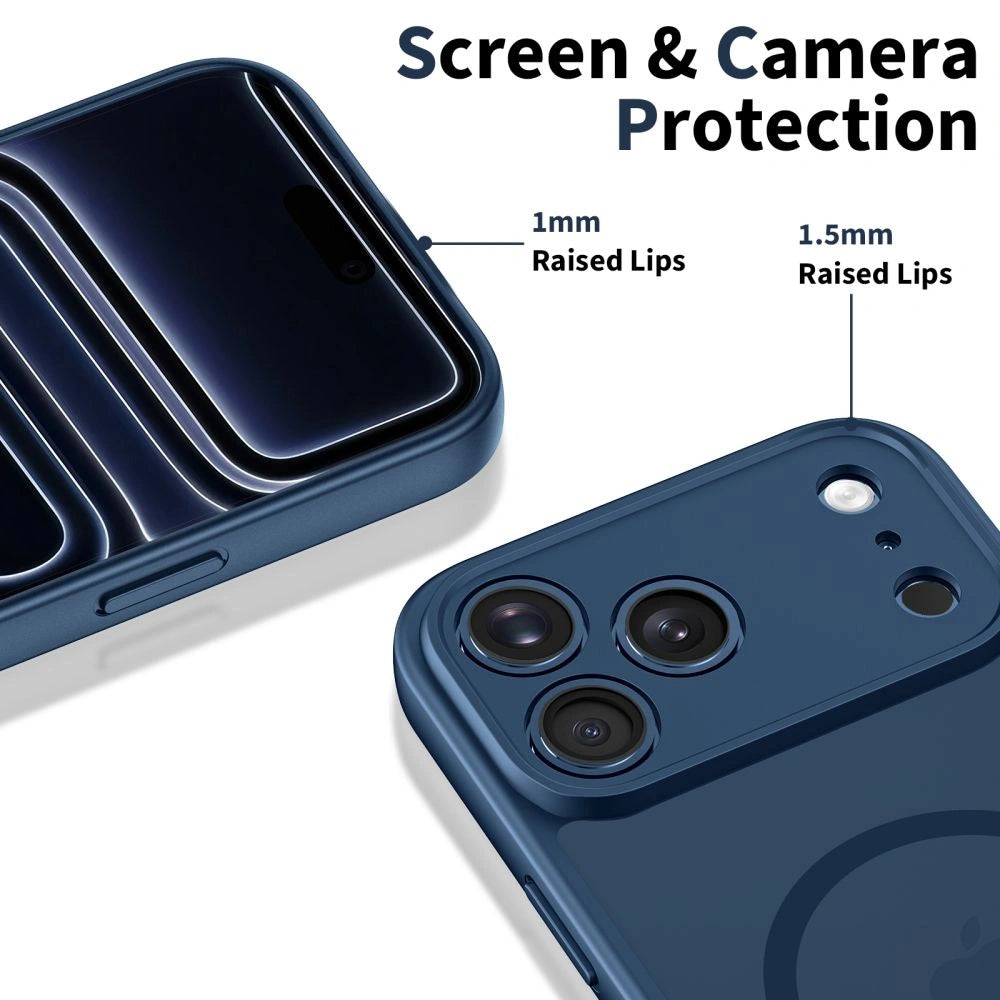 Etui Tech-Protect BasicMag MagSafe na iPhone 17 Pro Max - granatowe – zdjęcie 4