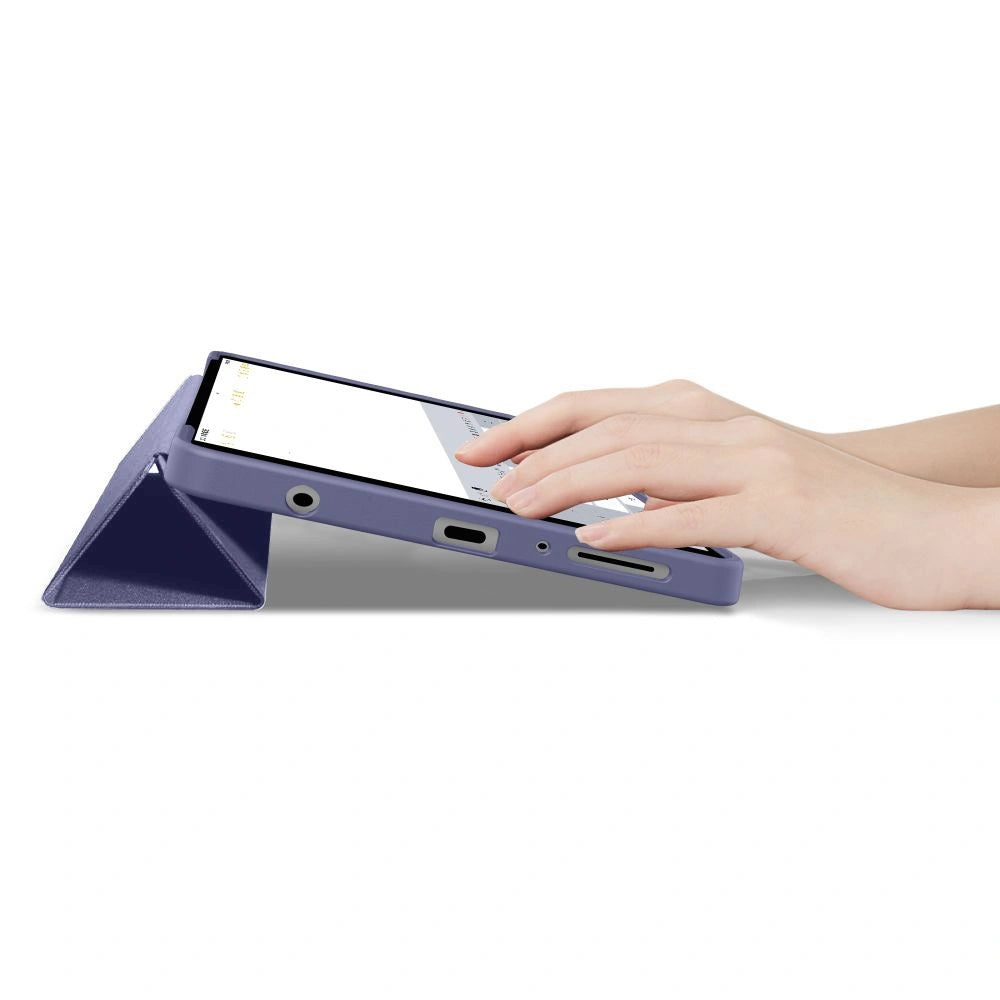 Etui TechProtect SmartCase na Samsung Galaxy Tab A9 - granatowe – zdjęcie 7