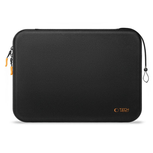 Etui Tech-Protect Hardpouch na laptopa 13-14 - czarno-pomarańczowe