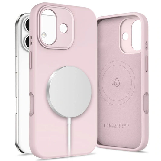 Etui Tech-Protect Uniq MagSafe na iPhone 17 - różowe