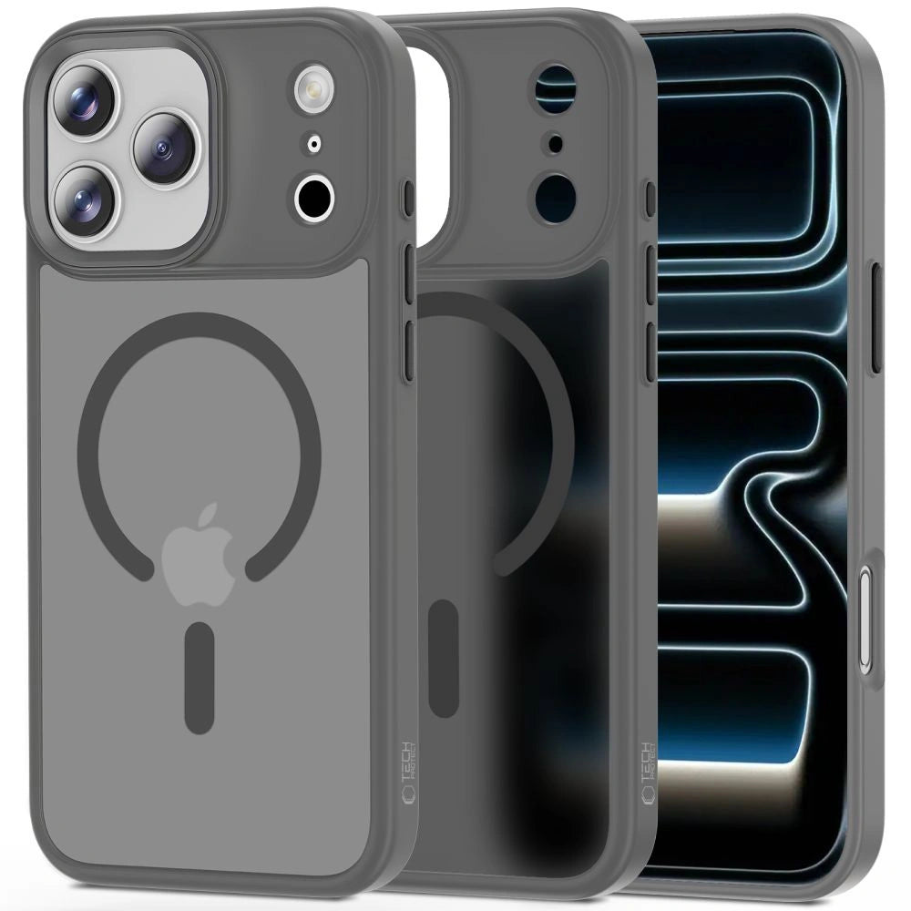 Etui Tech-Protect MagMat MagSafe na iPhone 17 Pro - szare