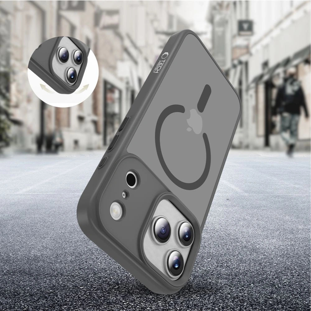 Etui Tech-Protect MagMat MagSafe na iPhone 17 Pro - szare – zdjęcie 6