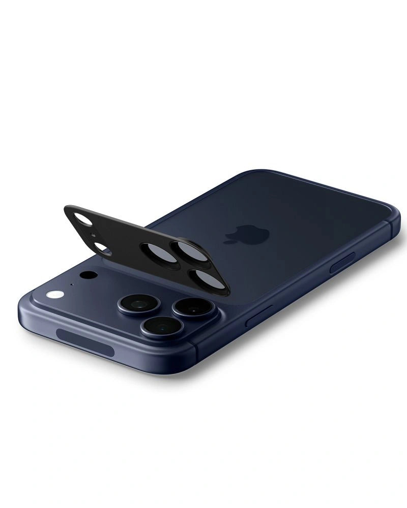 Szkło na obiektyw Spigen Optik Pro XL na iPhone 17 Pro - czarne – zdjęcie 5