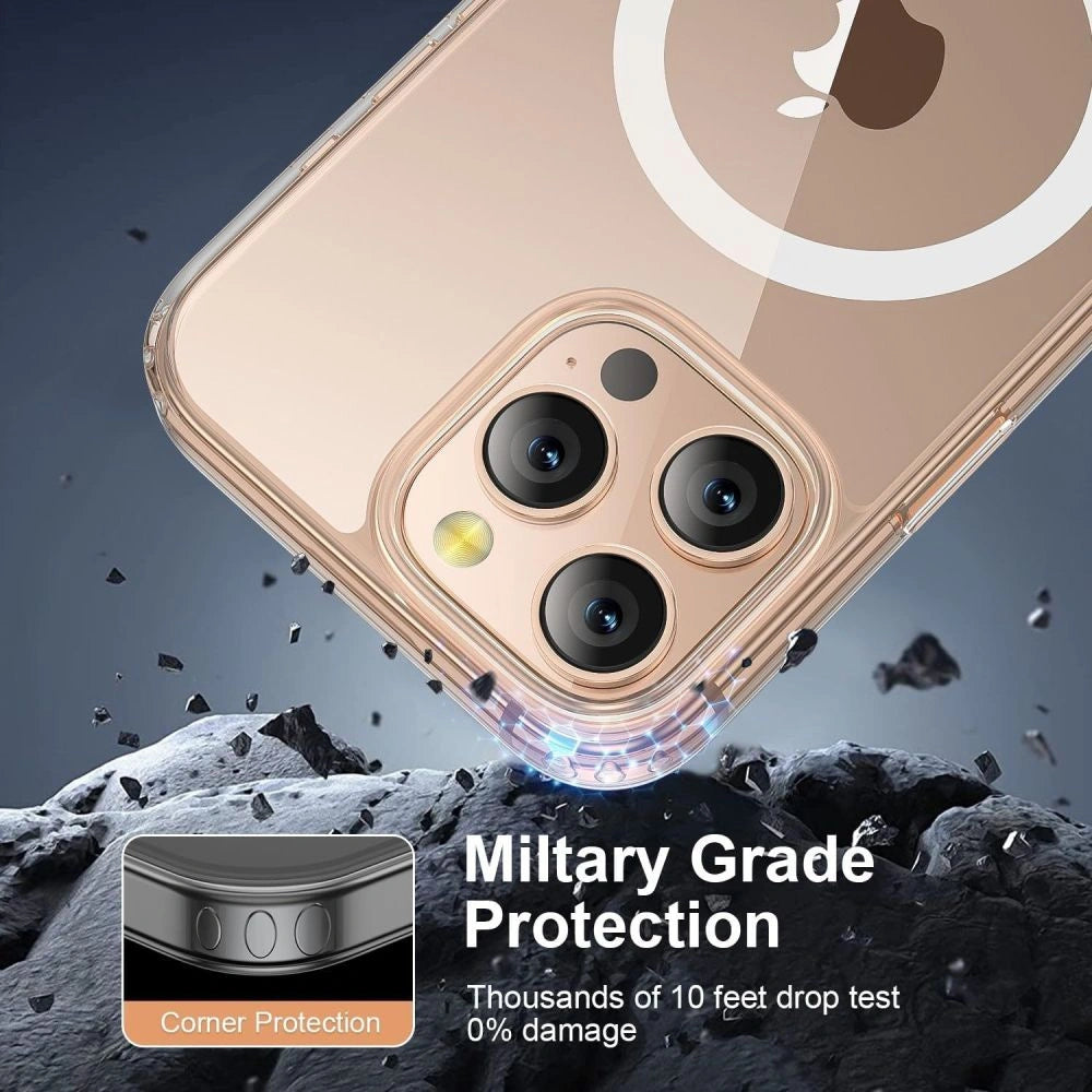 Etui TP Flex MagSafe na iPhone 16 Pro Max - przezroczyste