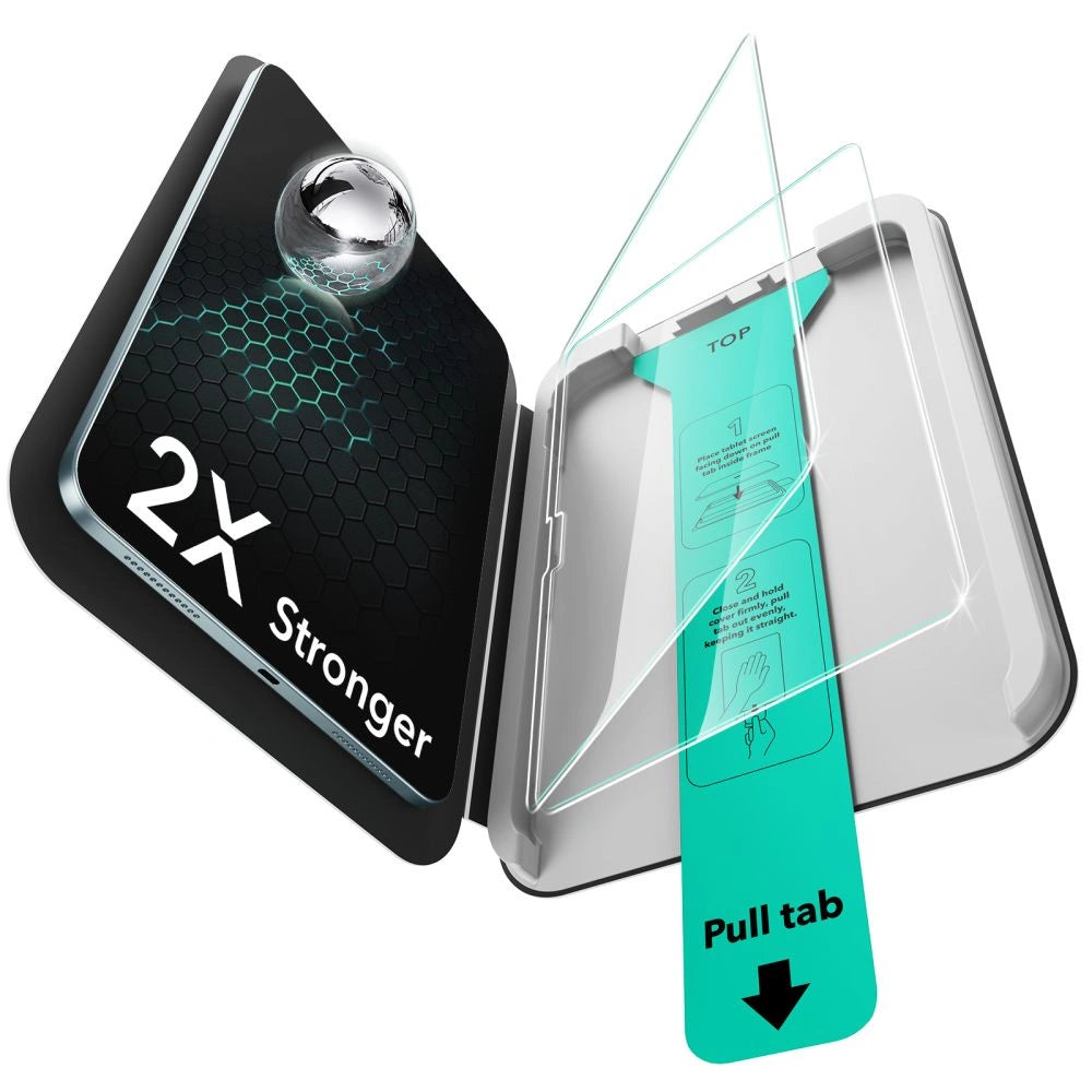Szkło ESR UltraFit Tempered Glass 2-pack na iPad Pro 11” 5 / 6 / 2024-2025 – zdjęcie 2