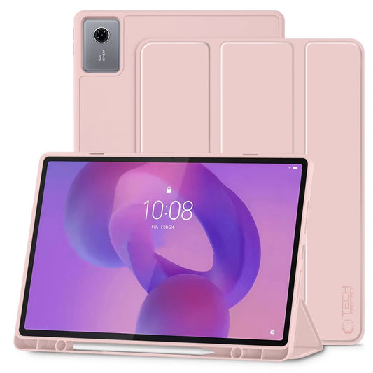 Etui TechProtect SmartCase Pen na Lenovo Idea Tab Plus 12.1 TB-361 - różowe