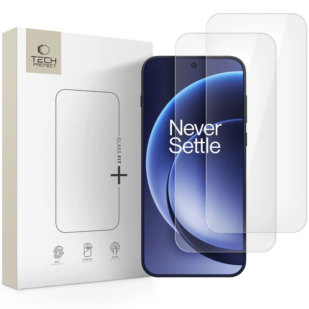 Szkło hartowane Tech-Protect Glass Fit+ 2-pack na OnePlus 15