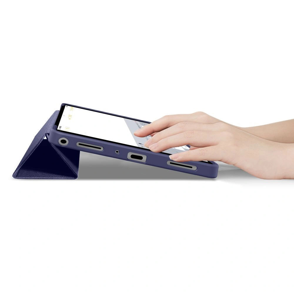 Etui TechProtect SmartCase na Samsung Galaxy Tab A9+ - granatowe – zdjęcie 6