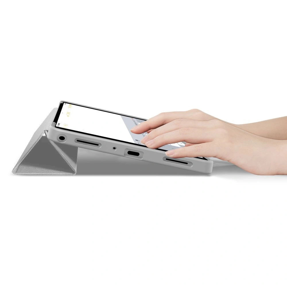 Etui TechProtect SmartCase na Samsung Galaxy Tab A9+ - szare – zdjęcie 6