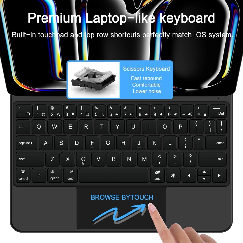 Etui Tech-Protect SmartCase na iPad Pro 11” 5 / 6 2024-2025 - czarne – zdjęcie 6