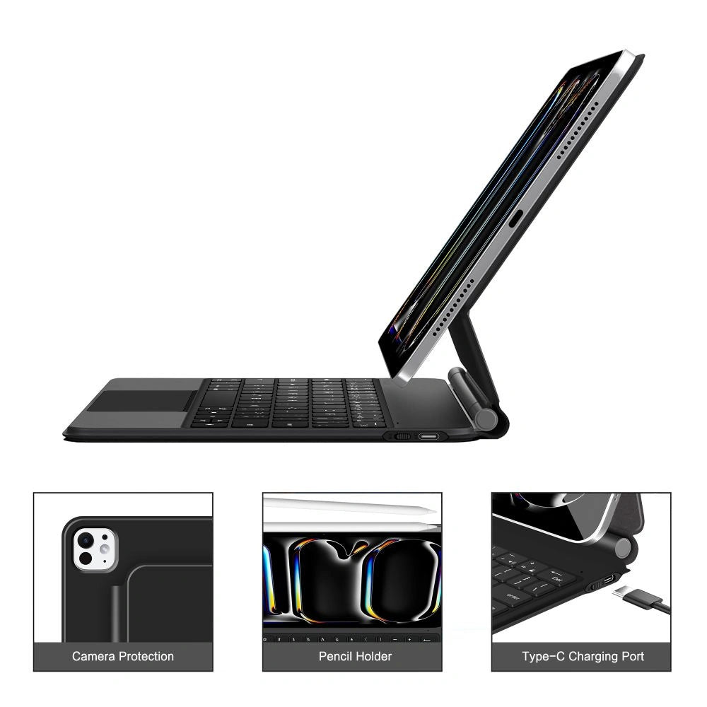 Etui Tech-Protect SmartCase na iPad Pro 13” 7 / 8 2024-2025 - czarne – zdjęcie 7