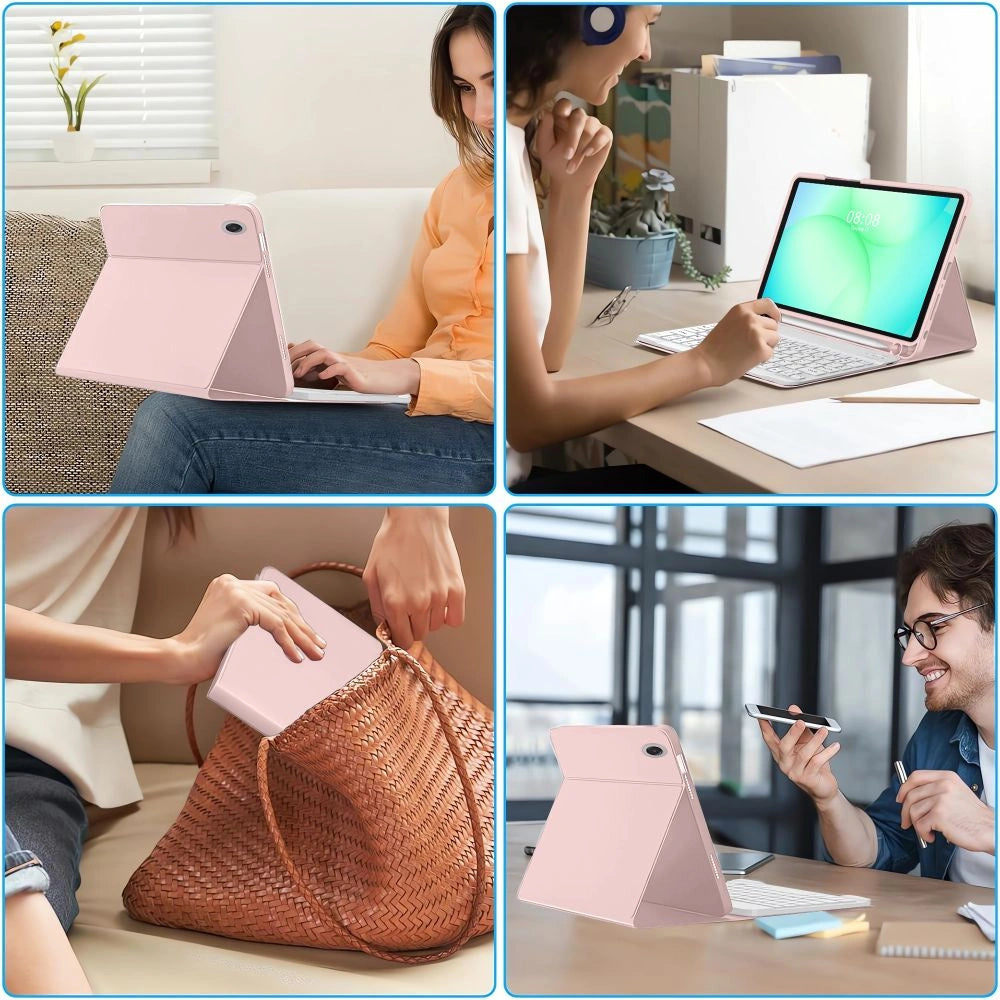 Etui Tech-Protect SC Pen na Samsung Galaxy Tab A9+ - różowe – zdjęcie 10