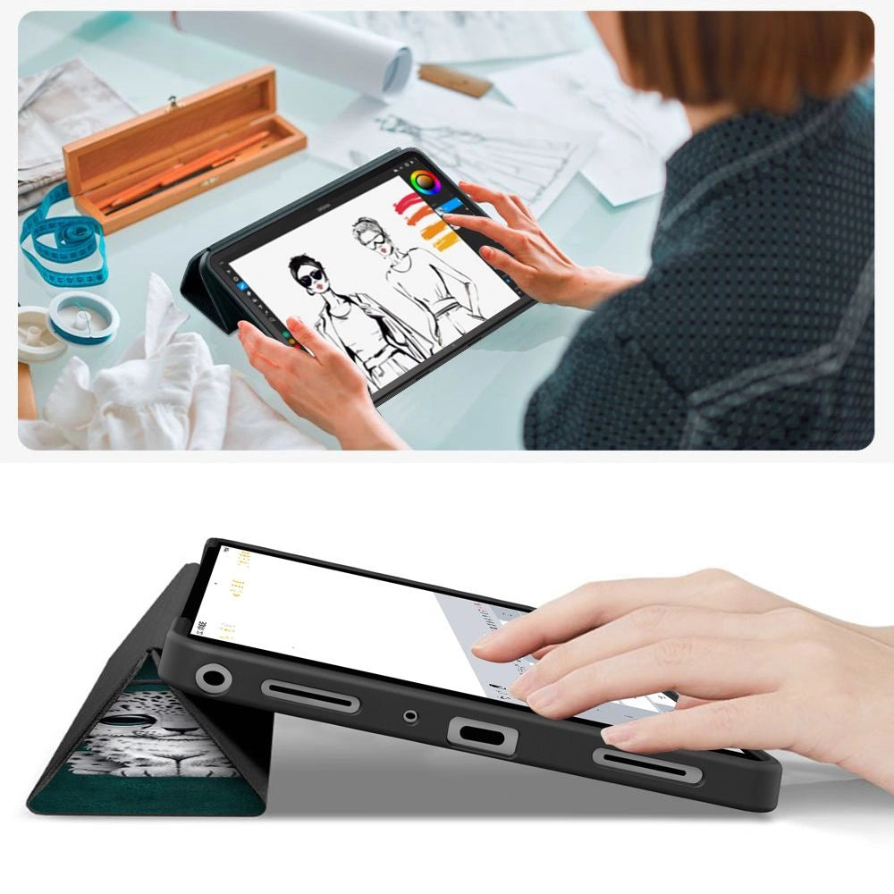 Etui TechProtect SmartCase na Samsung Galaxy Tab A9+ - zielone – zdjęcie 8