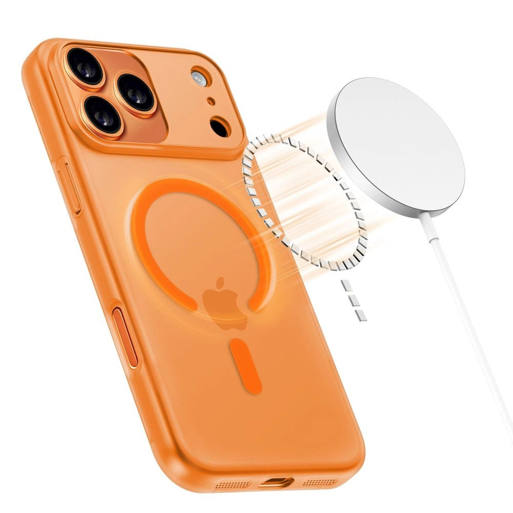 Etui Tech-Protect Magslim MagSafe na iPhone 17 Pro Max - pomarańczowe – zdjęcie 3