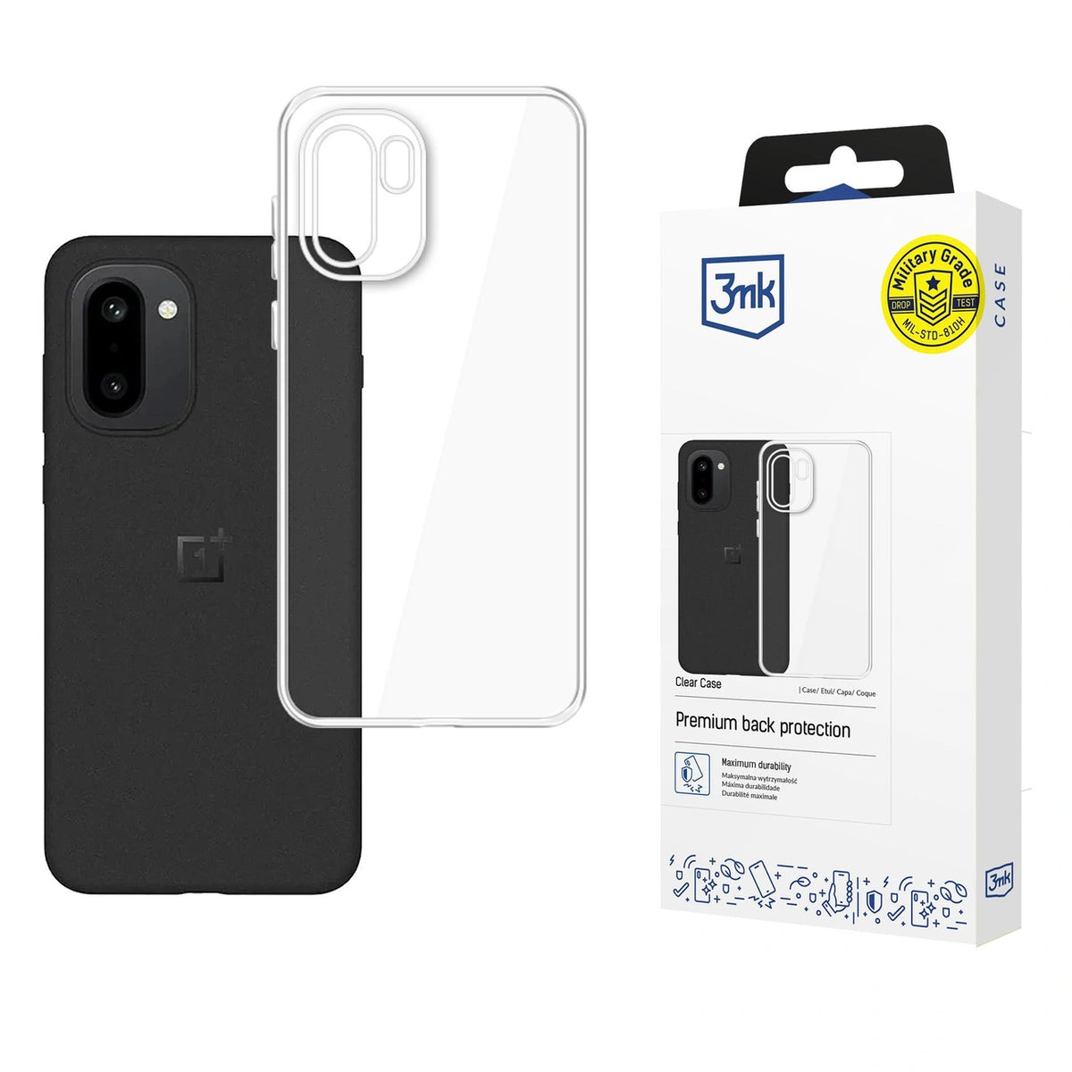 Etui 3mk Clear Case na OnePlus 15R - przezroczyste