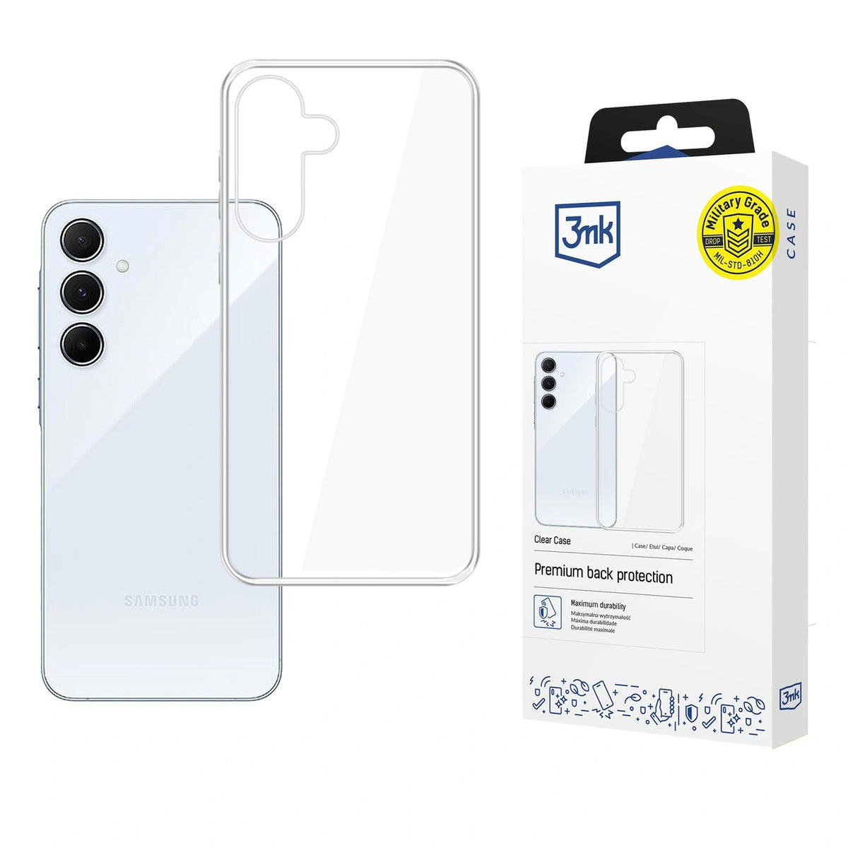 Etui 3mk Clear Case na Samsung Galaxy A57 - przezroczyste