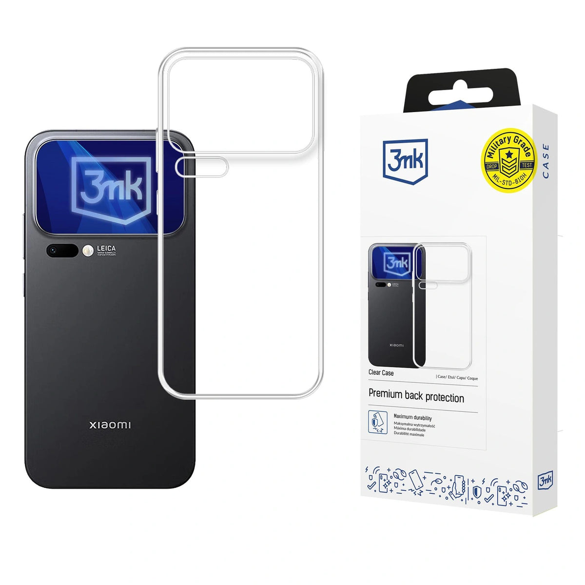 Etui 3mk Clear Case na Xiaomi 17 Pro - przezroczyste