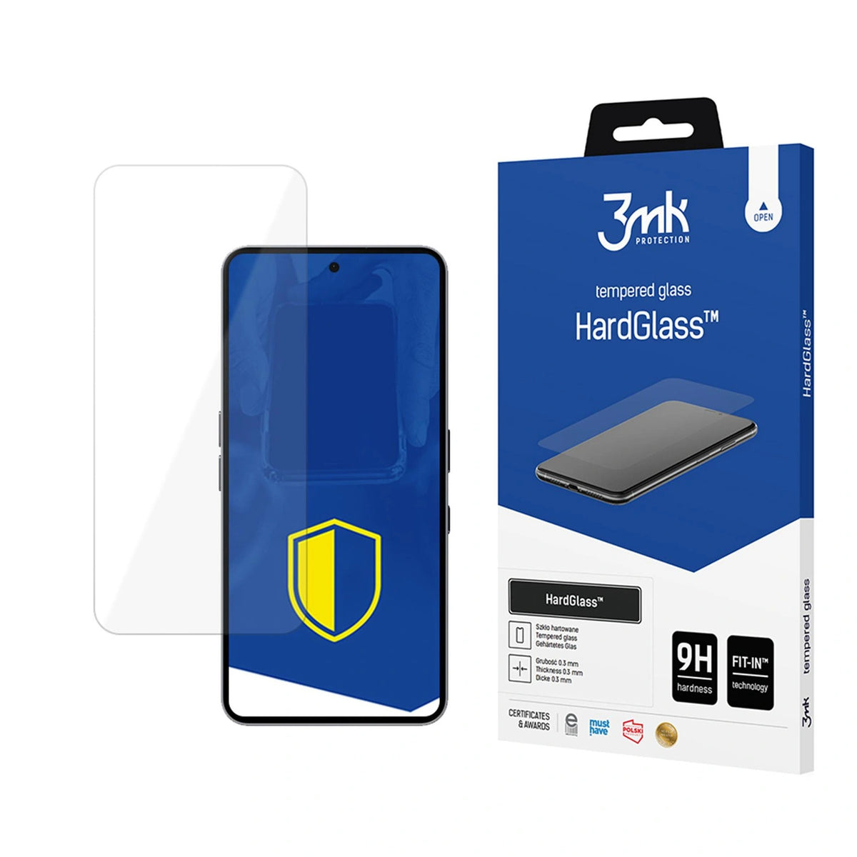 Szkło hartowane 3mk HardGlass na Nothing Phone (3a) Pro