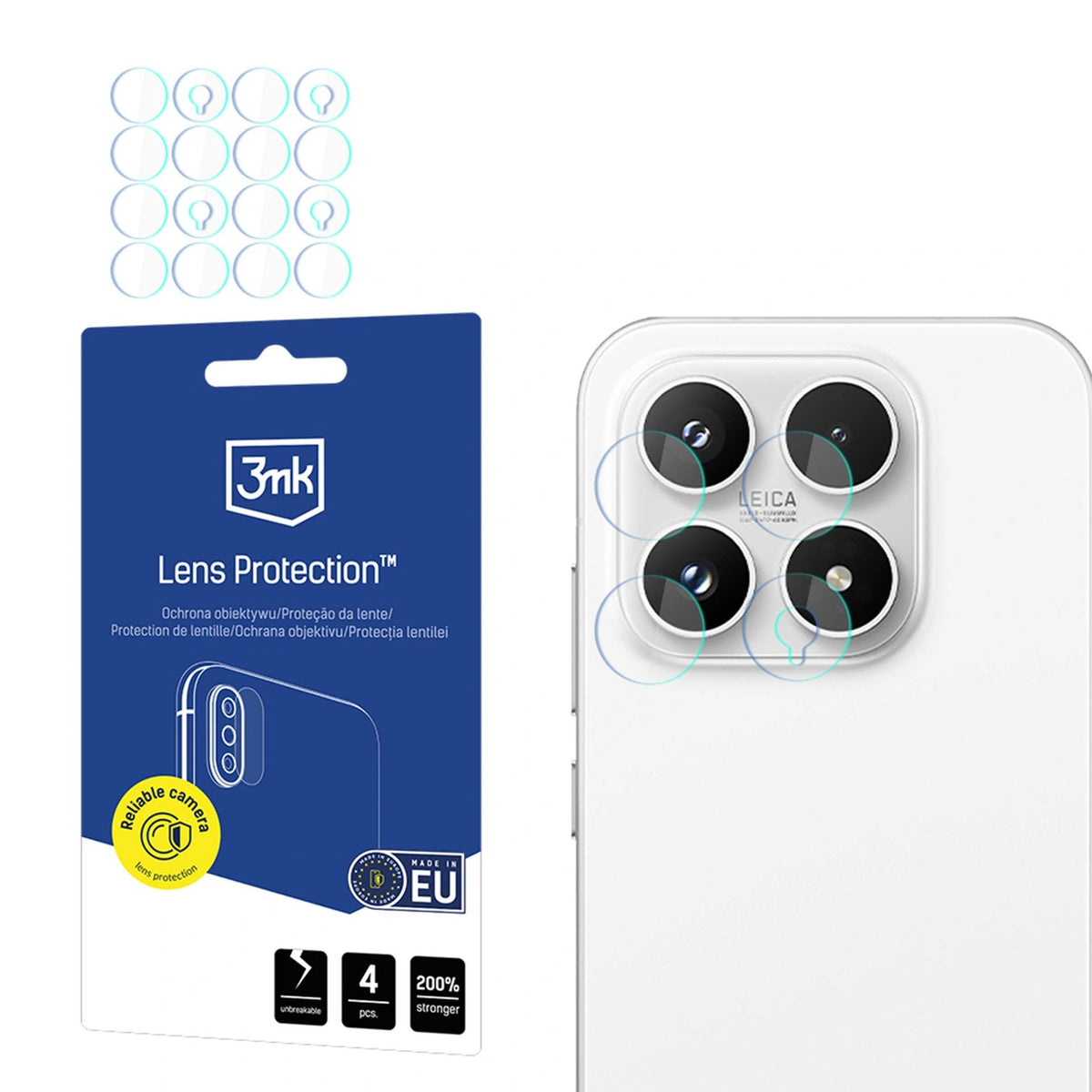 Szkło hybrydowe 3mk Lens Protection do obiektywu aparatu na Xiaomi 17