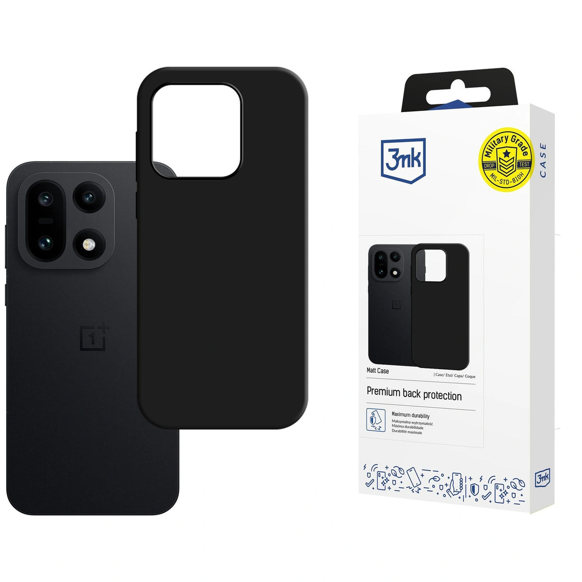 Etui 3mk Matt Case na OnePlus 15 5G - czarne matowe