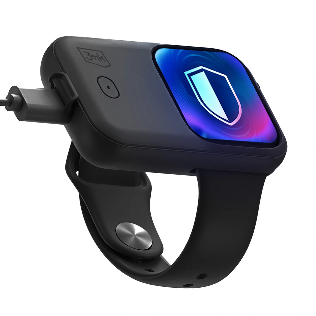 Powerbank 3mk na Apple Watch 44 mm / 45 mm 2,5W 1200mAh USB-C - czarny – zdjęcie 8