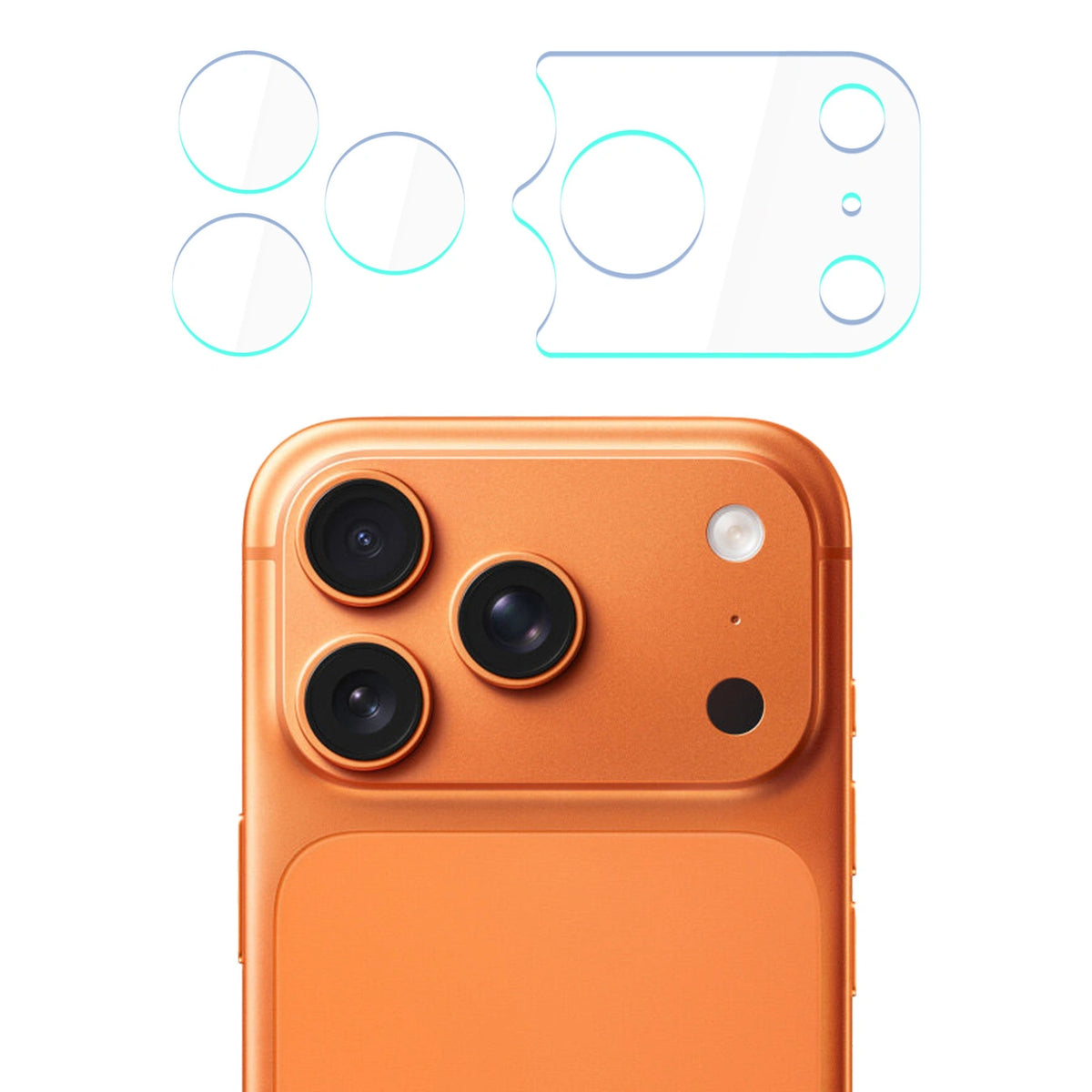 Szkło hybrydowe na obiektyw aparatu 3mk Lens na Apple iPhone 17 Pro Max